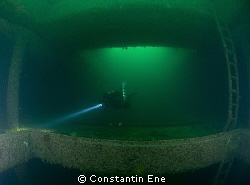 Inside the cargo room of the wreck "Neuenfels" in Narvik ... by Constantin Ene 